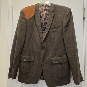M151 Brown Blazer with Tan Accent